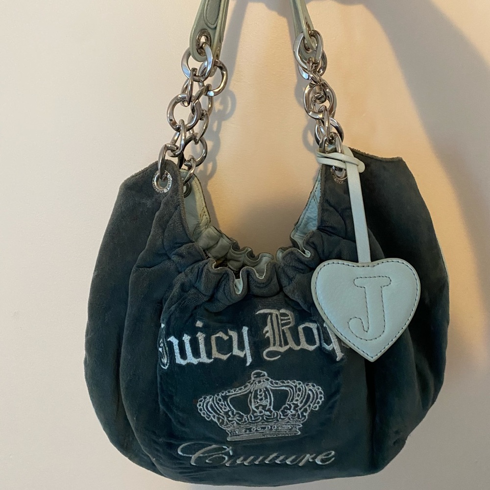 Vintage 👑 Juicy Couture Velvet Shoulder Bag